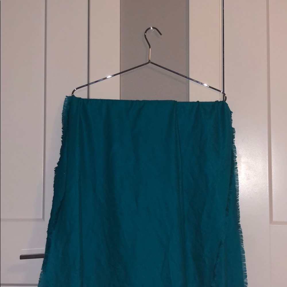 Women’s Long Turquoise Scarf
